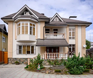 Фасадные панели Кирпич АМК белый + песочная крошка: фото товара 2