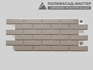 Клинкерная термопанель "Серый": фото товара 1
